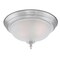 Westinghouse Fixture Ceiling Flush-Mount 60W 2Lght Trad 13In Brsh Nkl Frost Swirl, 2PK 6344400 - alternate 1